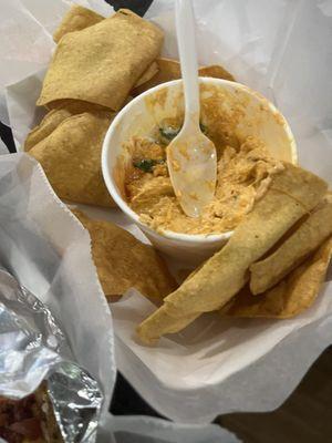 Buffalo chicken dip. Was delicious!!!