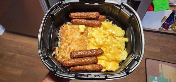 Doordash delivery. The takeout is very neatly packaged