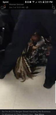 Just saw this video on FB about the cops being called on a woman with a baby because she was sitting on the floor since there were no seats