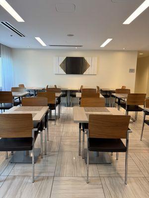 Buffet dining area