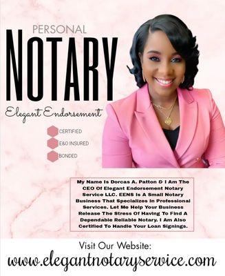 Elegant Endorsement Notary Service