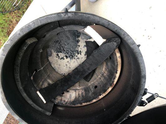 Broke ceramic grill parts