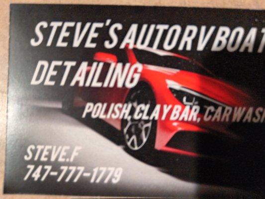 Steve's Auto Rv Boat Detailing