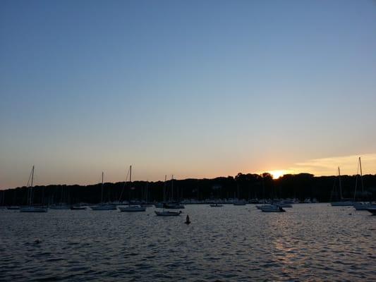 Sunset at Yacht Haven