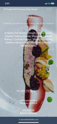 JP Private Chef Services Oahu Hawaii