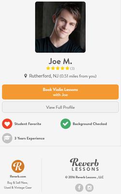 Joe's Violin Lessons