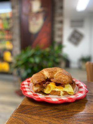 A two hander... breakfast croissants are amazing