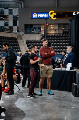 Coach Adler at Junior National Championships