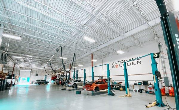 Interior shot of the shop.