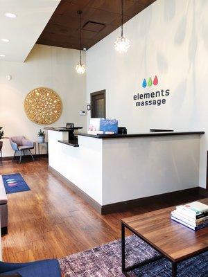 Elements Massage Missouri City lobby