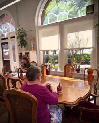 Social Stitching Table