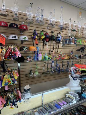 Pipes, glass pipes, and mask bongs