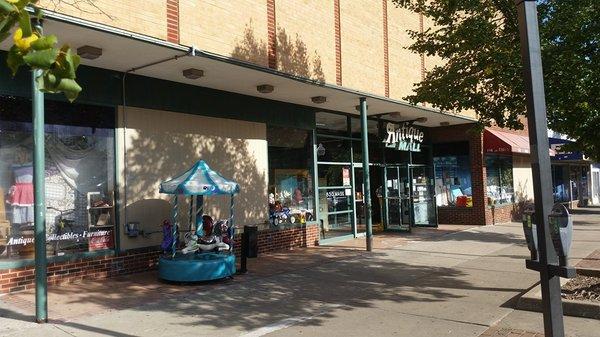 We are located in the lower level of Lawrence Antique Mall at 830 Mass!