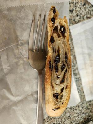 Currant roll $3 June 2024, undercooked