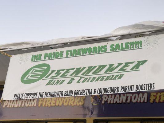 IKE Pride Fireworks Booth