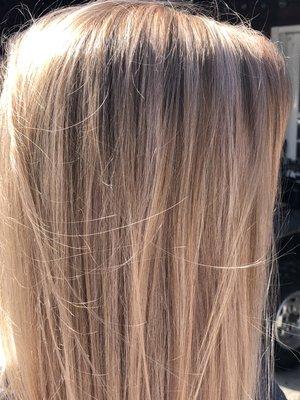 Hilites with a hint of pink