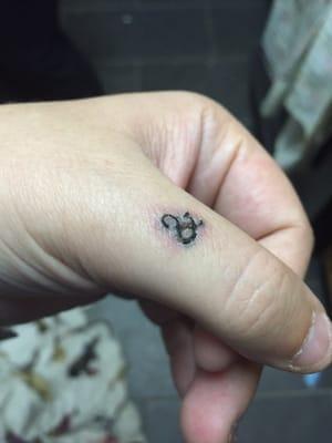 Healing process on the awful tattoo I received at Back Alley.