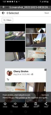 Leave me alone i don't owe ur company I got refund and equipment was returned here's the guy who picked it up leave me alone stop lying.