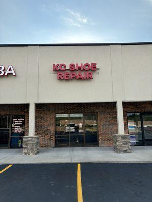 KC Shoe Repair's new location 8107 N. Oak Trafficway KC Mo 84118