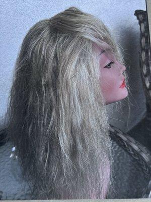 The actual color after washing