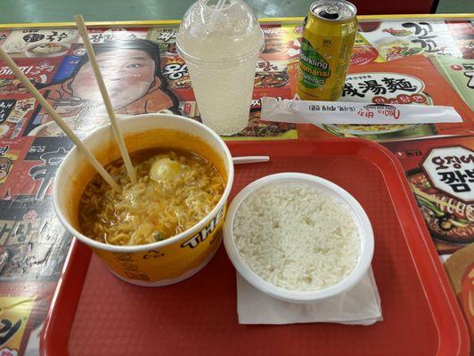 Chicken Ramen (MILD) , rice, Citrus Drink