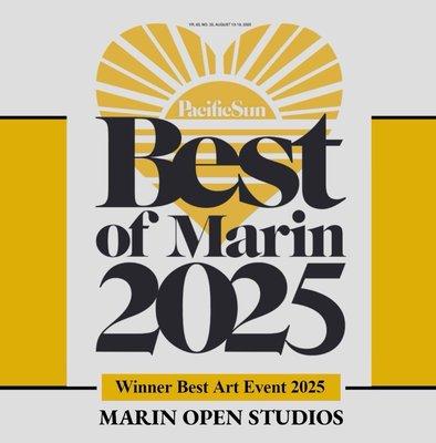 Winner Best Of Marin Art Event