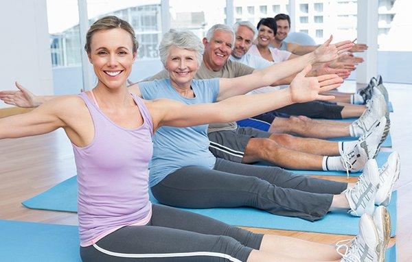 Mat Pilates Gold is a full body workout with emphasis on the core muscles similar to the Mat Pilates with Props but geared to the 50+ client