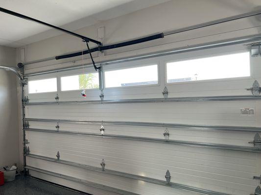 Reinforced garage door