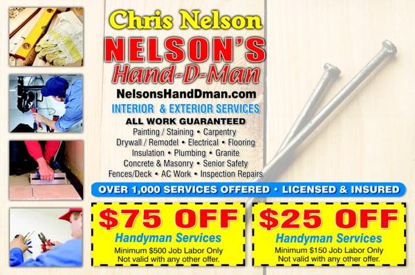 Nelsons Handyman Services