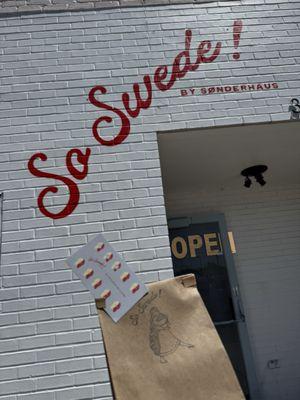 You get a punch card to earn free candy! This is the big bag.