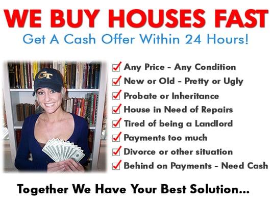 We buy and sell houses