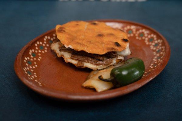 "You haven't lived until you've tried our Mulita! From crunchy tortillas to melty cheese, it's a must-try!
.
.
#mexicanfood #mulita