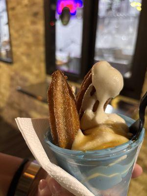Harry Potter chocolate frozen churro