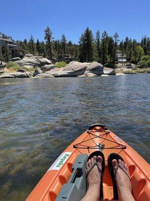 A view of the shoreline