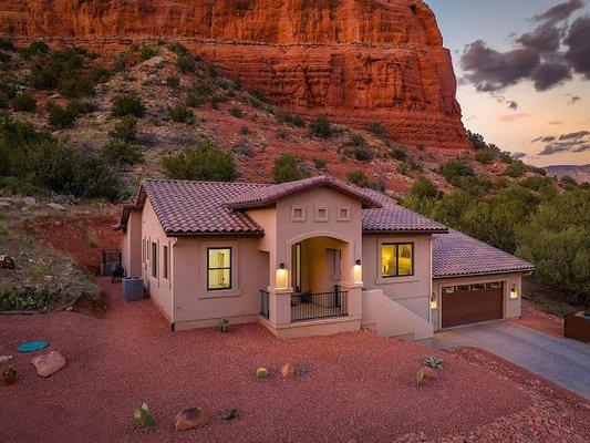 Stucco Project In Sedona AZ.