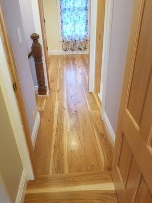 Nevada City-New Installation and Sand & Finish
Hickory wood Floor