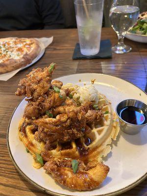 Nashville chicken and waffles