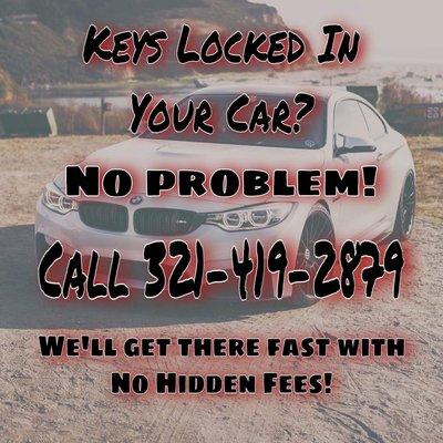 Locksmith service for car