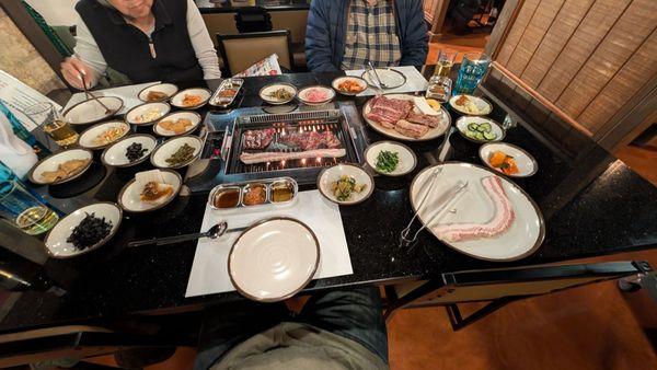 Still have a pile of little plates as before Note, burner is infrared with the exhaust immediately to the side