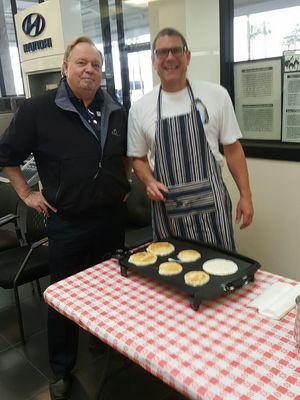 Join us the first Saturday of the month for our famous Pancake Breakfast!