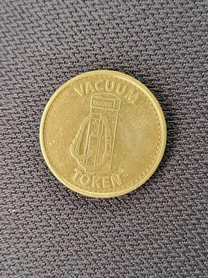 10/30/21 - $1for a token to use the vacuum machines. Good suction for some camp road mud and gravel!