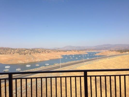 The view. Water level this drought right now = 41%