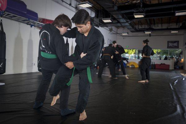 Traditional Jiu-Jitsu at Kanjizai Martial Arts.