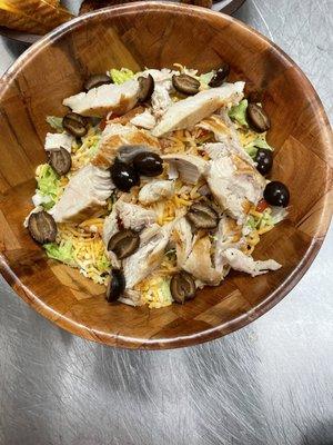 Grilled chicken salad