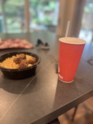 Wisconsin Mac and Cheese and Sprite