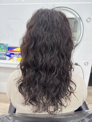 Digital perm haircut by Manny