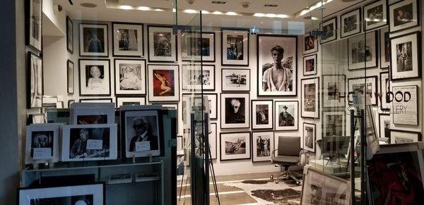 Inside the Morrison Hotel Gallery. Worth checking out while visiting the W Hotel too! (Right across from Pantages Theater).