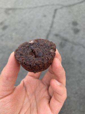 Vegan brownie bites.