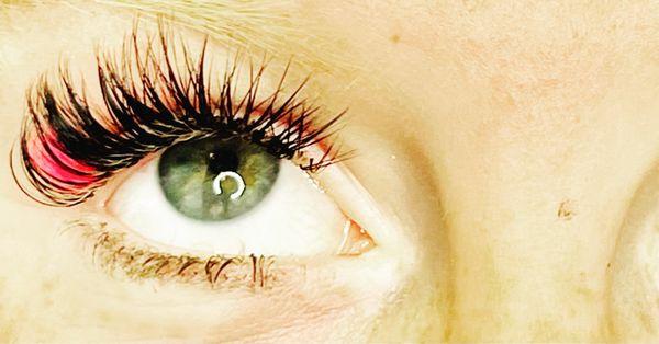 Add a color to your lashes!