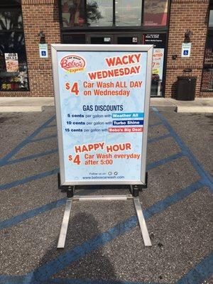 Wacky Wednesday deals